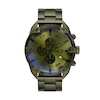 Thumbnail Image 1 of Diesel Spiked Men's Green Iridescent Dial Green Stainless Steel Bracelet Watch