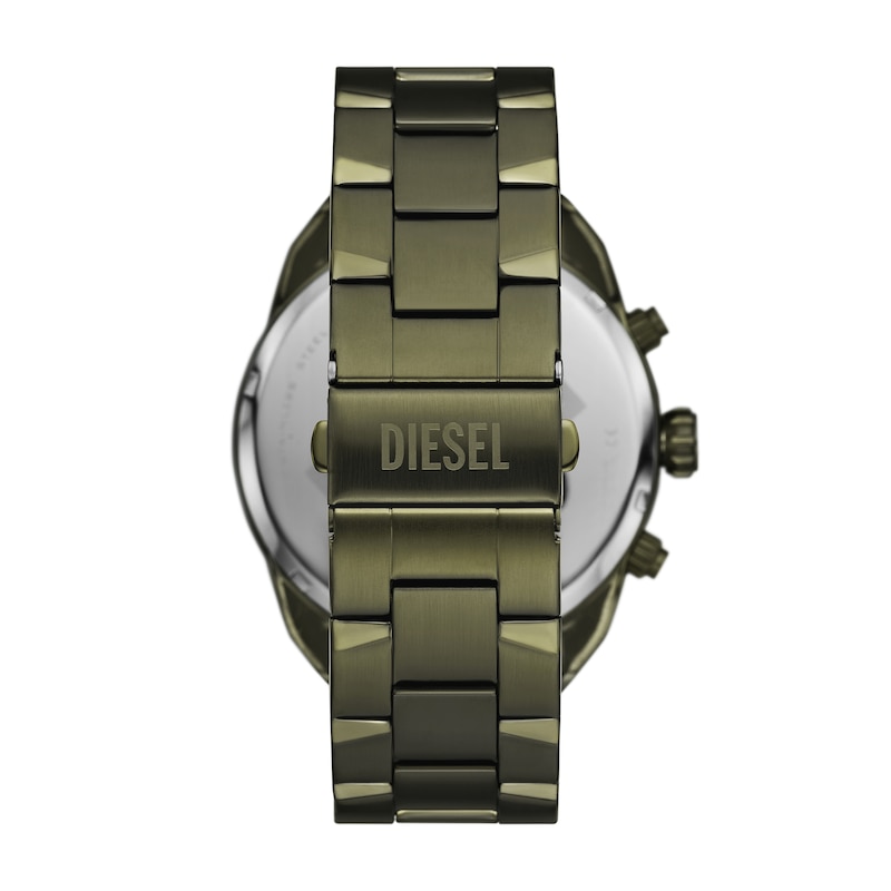 Main Image 3 of Diesel Spiked Men's Green Iridescent Dial Green Stainless Steel Bracelet Watch
