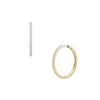 Thumbnail Image 3 of Fossil Ladies' Ellis All Stacked Up Gold Tone Hoop Earrings