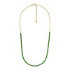 Thumbnail Image 3 of Fossil Ladies' Heritage D-Link Glitz Gold Tone Stainless Steel Chain Tennis Necklace