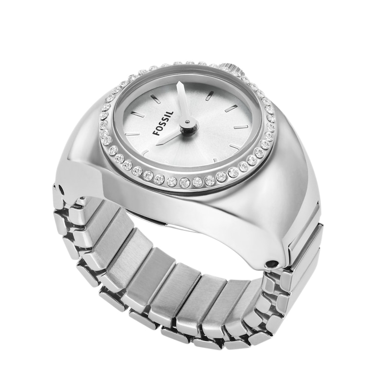 Main Image 1 of Fossil Ladies' Two Hand Stainless Steel Watch Ring