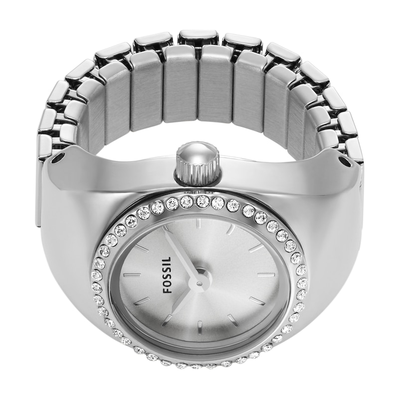 Main Image 2 of Fossil Ladies' Two Hand Stainless Steel Watch Ring