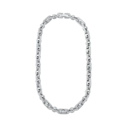 Michael Kors Ladies' Bold Cubic Zirconia Paperlink Chain Necklace