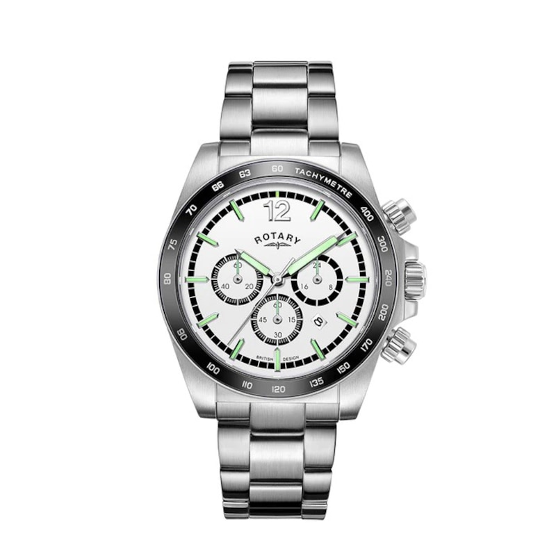 Main Image 1 of Rotary Henley Men's Chronograph Stainless Steel Bracelet Watch