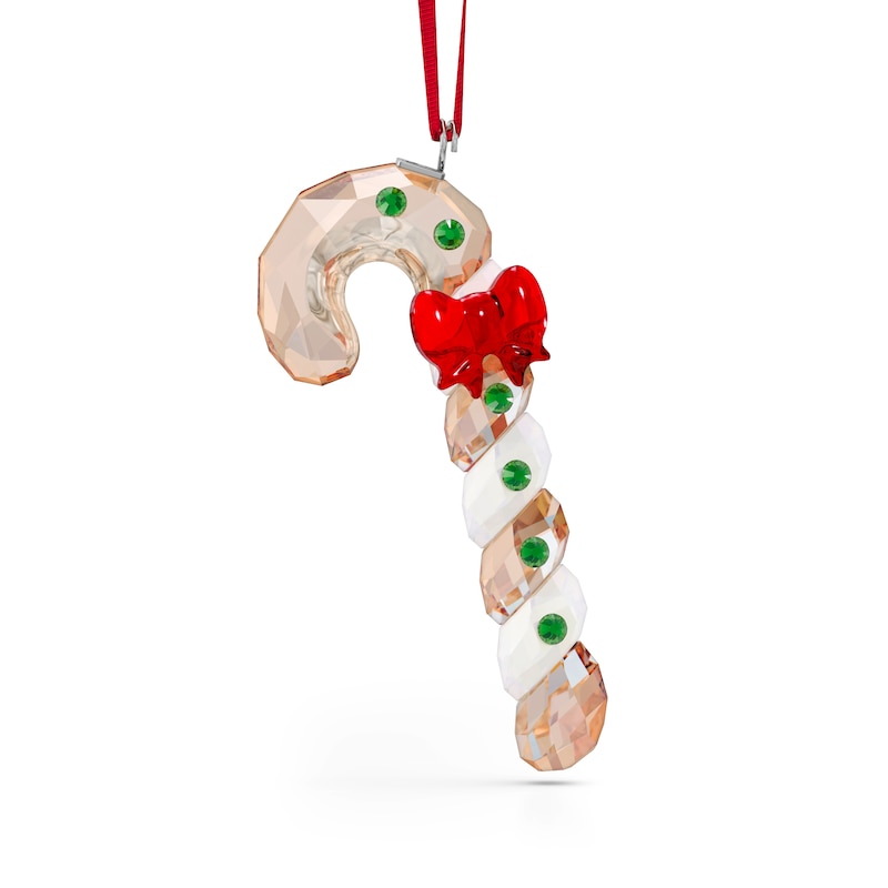 Main Image 1 of Swarovski Holiday Cheers Gingerbread Candy Cane Ornament