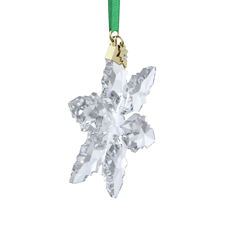 Main Image 3 of Swarovski Annual Edition Green Ribbon Large Ornament 2024