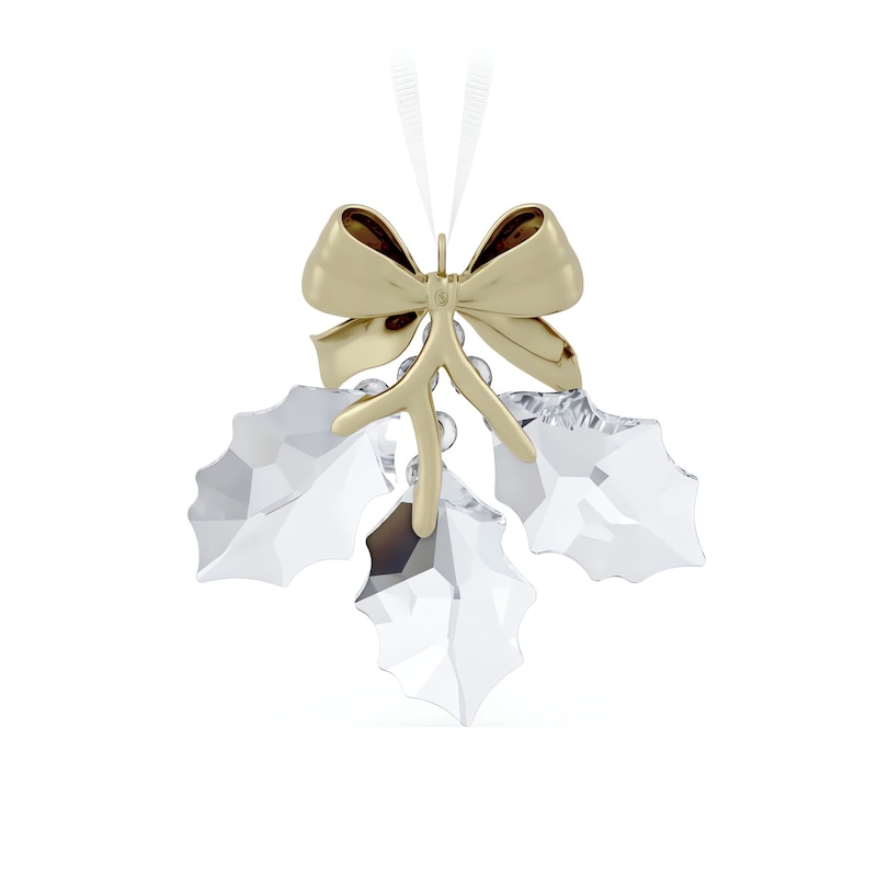 Main Image 3 of Swarovski Holiday Magic Holly Leaves Ornament