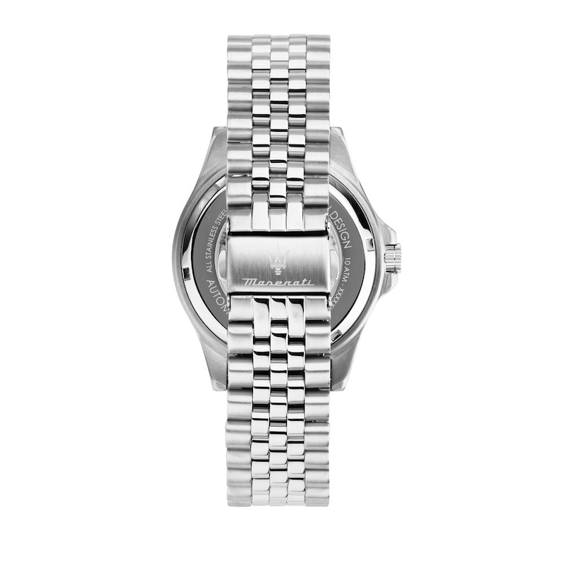 Main Image 3 of Maserati Men's Sfida Automatic Blue Dial Stainless Steel Bracelet Watch