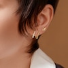 Thumbnail Image 3 of Ania Haie Gold Tone Oval Huggies