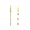 Thumbnail Image 2 of Ania Haie Gold Tone Pavé Sparkle Drop Huggies
