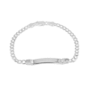Thumbnail Image 1 of Children's Sterling Silver Flat Curb ID 7.25" Bracelet