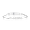 Thumbnail Image 3 of Children's Sterling Silver Flat Curb ID 7.25" Bracelet