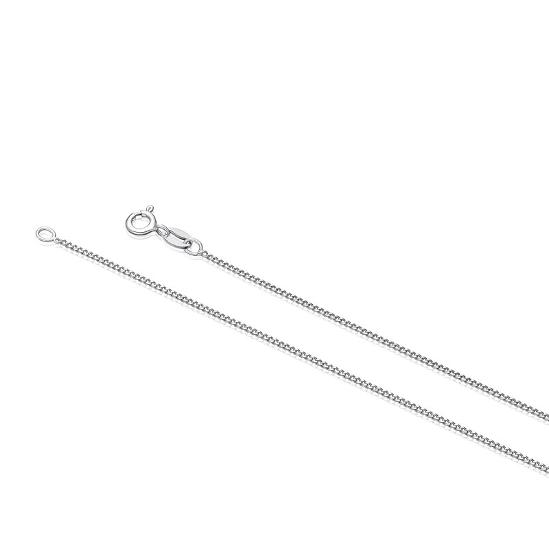 Main Image 3 of Children's Sterling Silver Small Plain Cross Pendant 16" Necklace