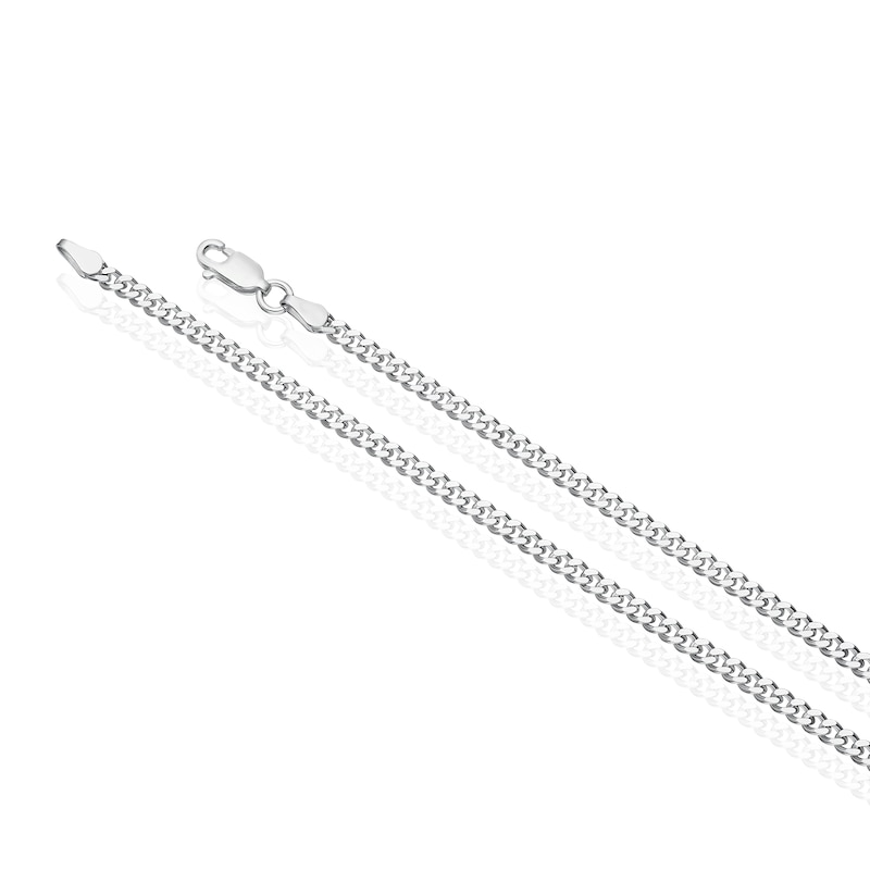 Main Image 3 of Children's Sterling Silver 6.5" Curb Chain Bracelet