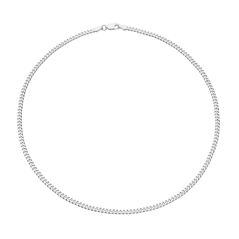 Main Image 2 of Children's Sterling Silver 16" Curb Chain Necklace