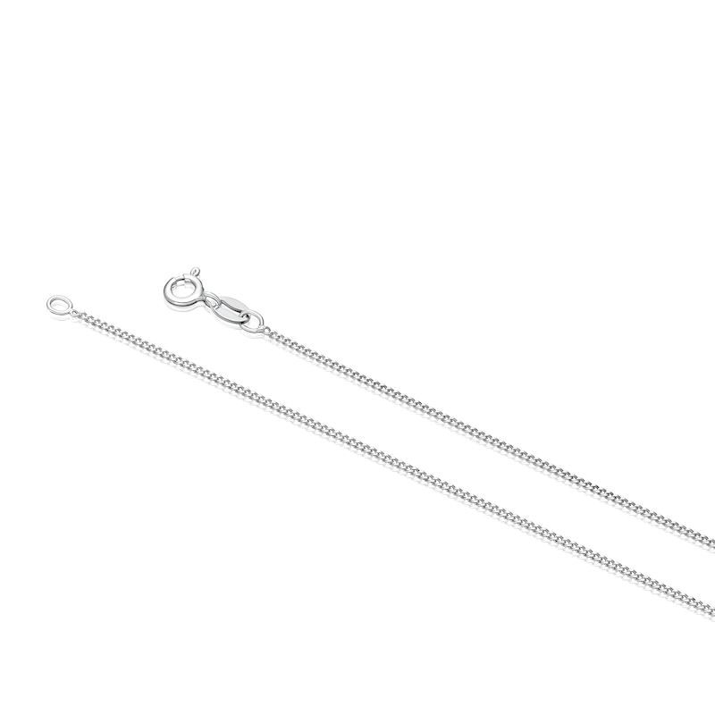 Main Image 3 of Children's Sterling Silver Small Dog Tag Pendant 16" Necklace