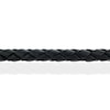 Thumbnail Image 2 of Children's Stainless Steel & Black Leather Woven Bracelet