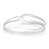 Thumbnail Image 3 of Sterling Silver & Rose Gold Tone Folded Twist Bangle