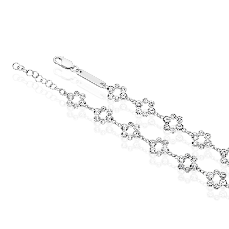 Main Image 3 of Sterling Silver Preciosa Crystal Bubble Bracelet