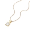 Thumbnail Image 2 of 9ct Yellow Gold 0.30ct Lab Grown Diamond Pendant Necklace