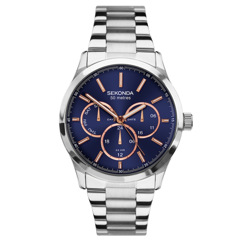 Main Image 1 of Sekonda Men's Multi-Function Stainless Steel Bracelet Watch