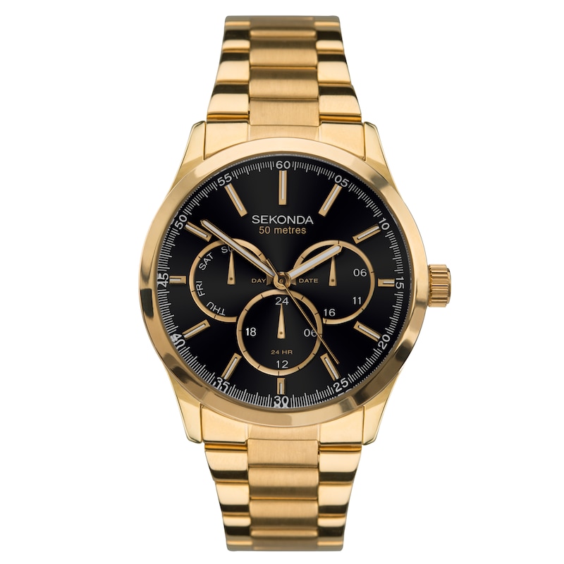 Main Image 1 of Sekonda Men's Multi-Function Gold Plated Bracelet Watch