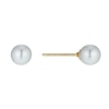 Thumbnail Image 1 of 9ct Yellow Gold Cultured Freshwater Pearl 5mm Stud Earrings