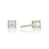 Thumbnail Image 1 of 9ct Yellow Gold 0.10ct Diamond Illusion Set Solitaire Stud Earrings