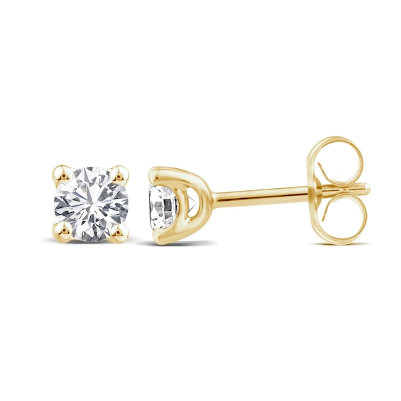9ct Yellow Gold 0.50ct Lab Grown Diamond Earrings