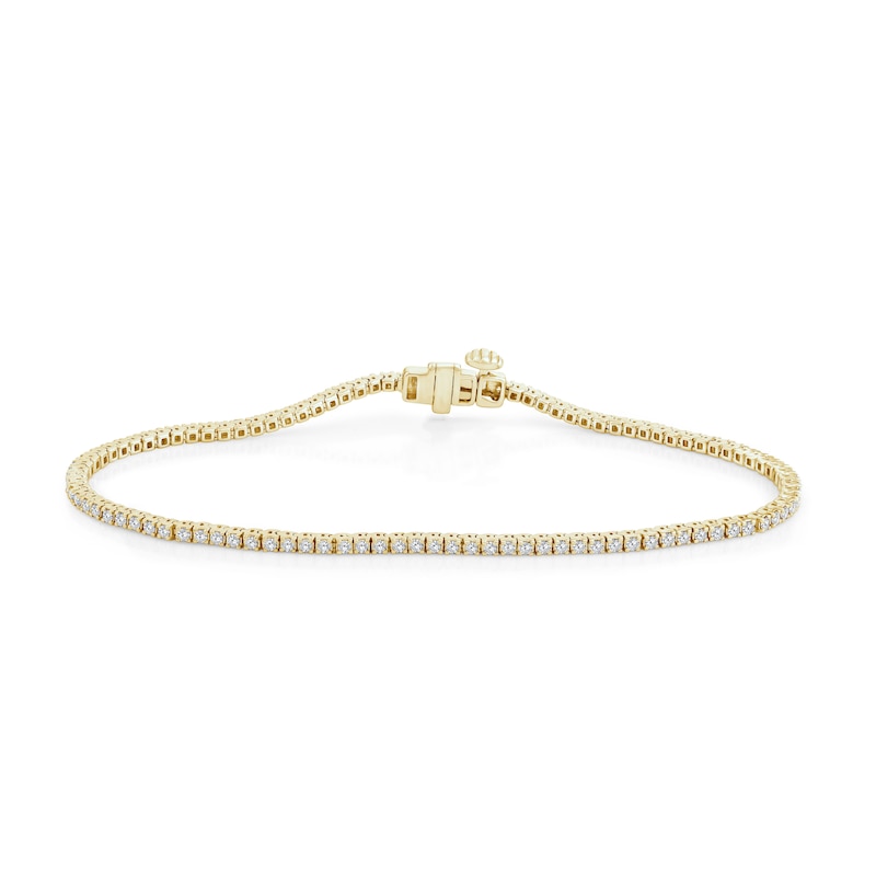 Main Image 1 of 9ct Yellow Gold 1ct Lab Grown Diamond Bracelet