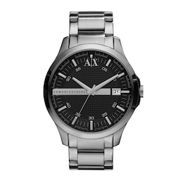 Armani Exchange Men's Dark Grey Stainless Steel Watch
