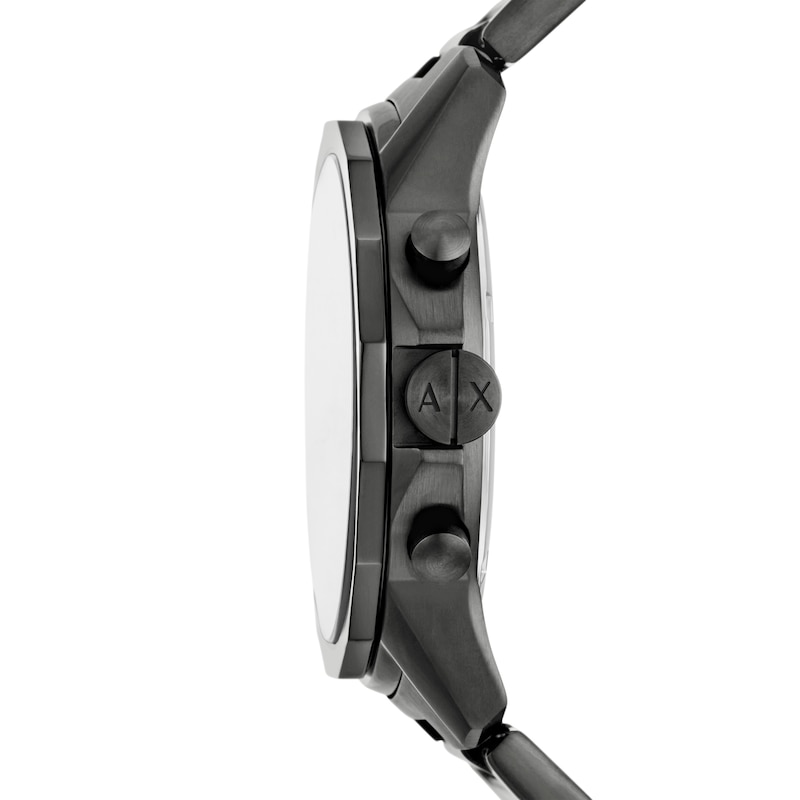 Main Image 4 of Armani Exchange Gunmetal Grey Stainless Steel Watch & Bracelet Set