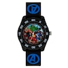 Thumbnail Image 0 of Avengers Black Case Black Rubber Strap Time Teacher Watch