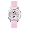 Thumbnail Image 0 of Minnie Mouse Silver Case Pink Rubber Strap