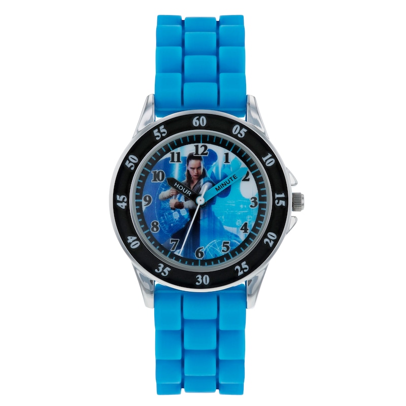 Main Image 1 of Tech Time Rey Blue Rubber Strap Time Teacher Watch