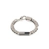 Thumbnail Image 1 of Guess Men's Carbon Fiber & Enamel Plate Curb Bracelet