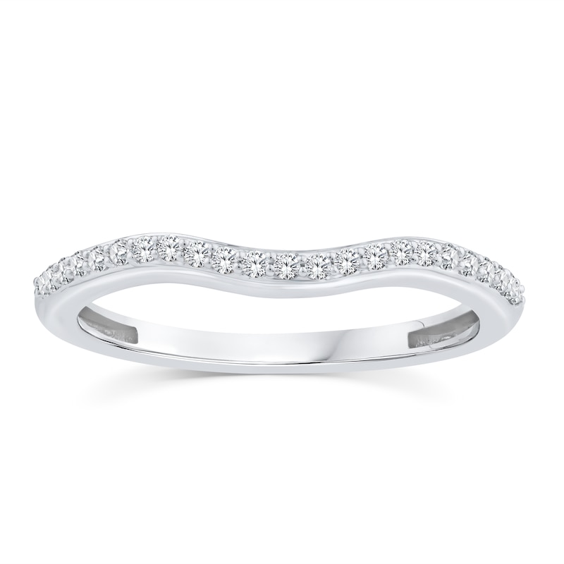 Main Image 1 of Perfect Fit 9ct White Gold Eternity 0.14ct Diamond Ring