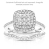 Thumbnail Image 2 of Perfect Fit 9ct White Gold Eternity 0.14ct Diamond Ring