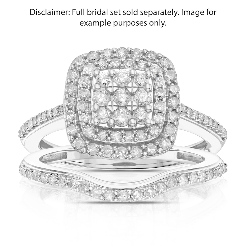Main Image 2 of Perfect Fit 9ct White Gold Eternity 0.14ct Diamond Ring