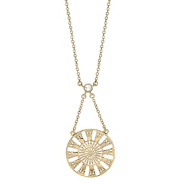 Ever After Disney Gold Plated Belle Lumiere Pendant