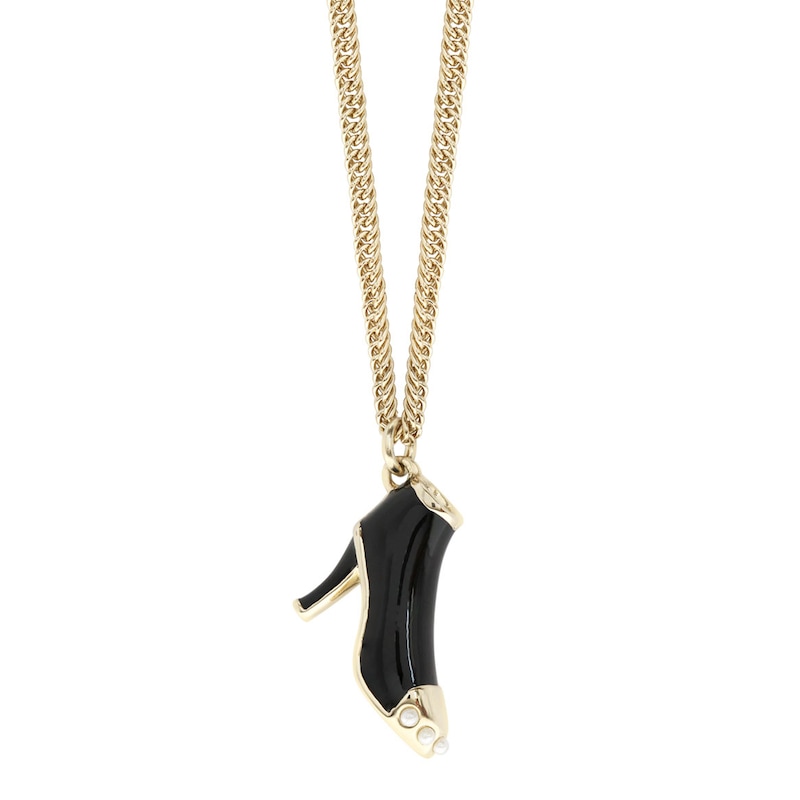 Main Image 1 of Ever After Disney Gold Plated Mary Poppins Shoe Necklace