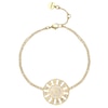 Thumbnail Image 1 of Ever After Disney Gold Plated Belle Lumiere Bracelet
