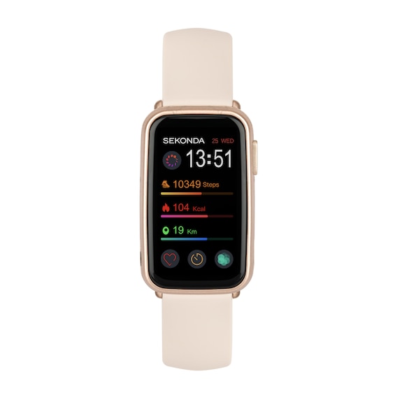 Sekonda Digital Pink Strap Tracker Smart Watch