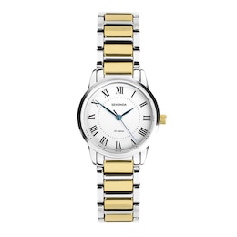 Sekonda Beaumont Ladies' White Dial Two Tone Bracelet Watch