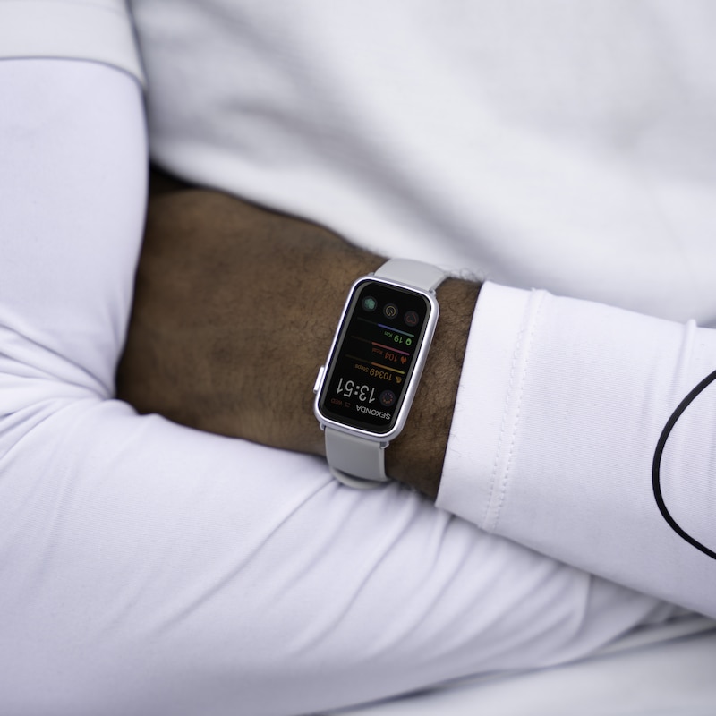 Main Image 6 of Sekonda Track Grey Silicone Strap Smartwatch