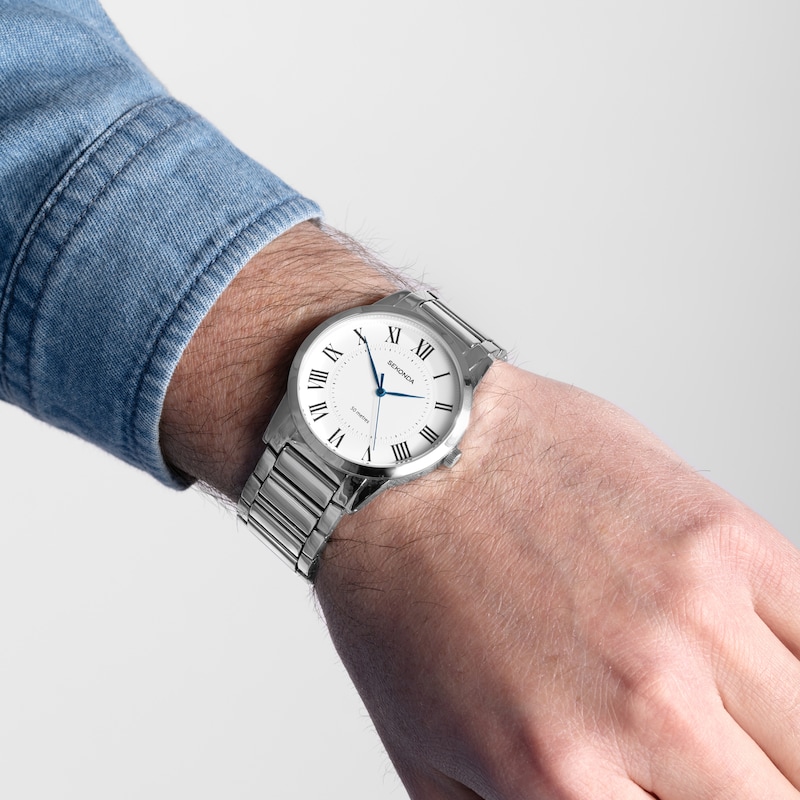 Main Image 6 of Sekonda Beaumont Men's Silver Tone Bracelet Watch