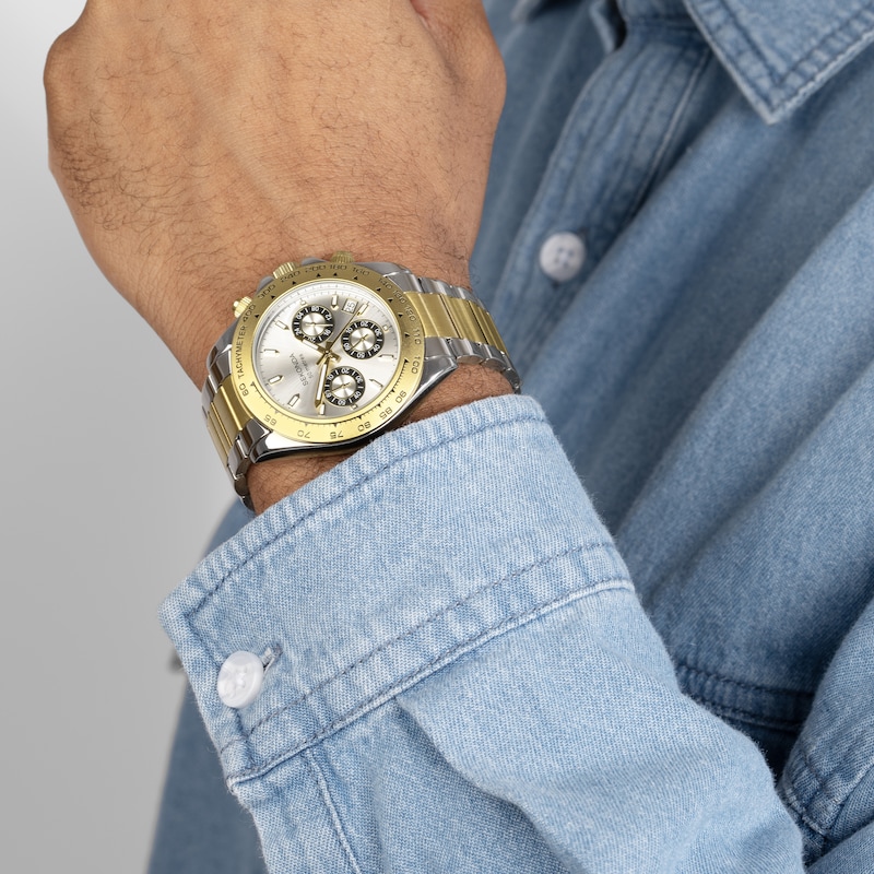 Main Image 6 of Sekonda Circuit Men's Two Tone Stainless Steel Bracelet Watch
