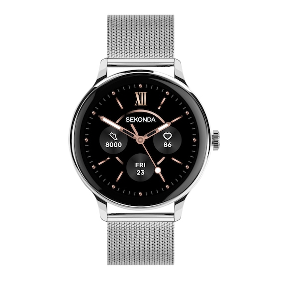 Sekonda Flex Plus Silver Stainless Steel Mesh Bracelet Smart