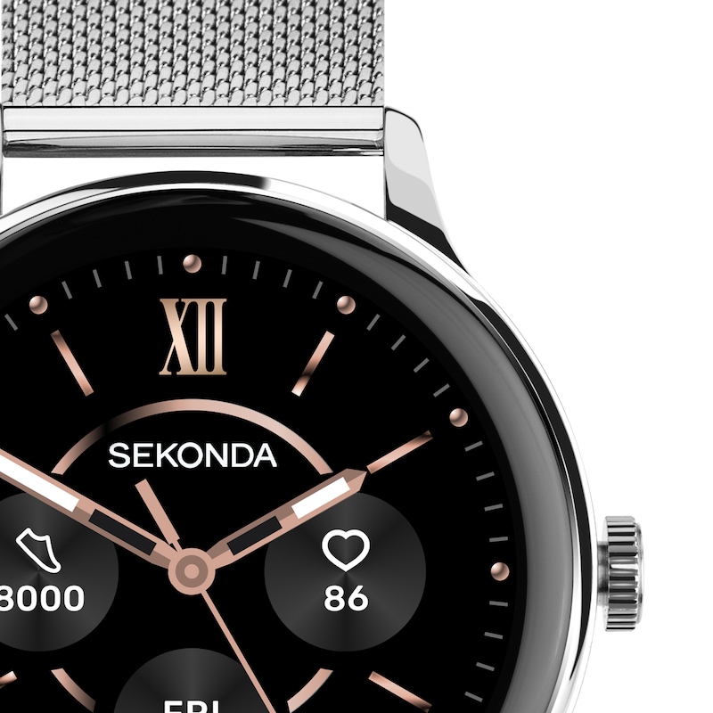 Main Image 2 of Sekonda Flex Plus Stainless Steel Mesh Bracelet Smart Watch