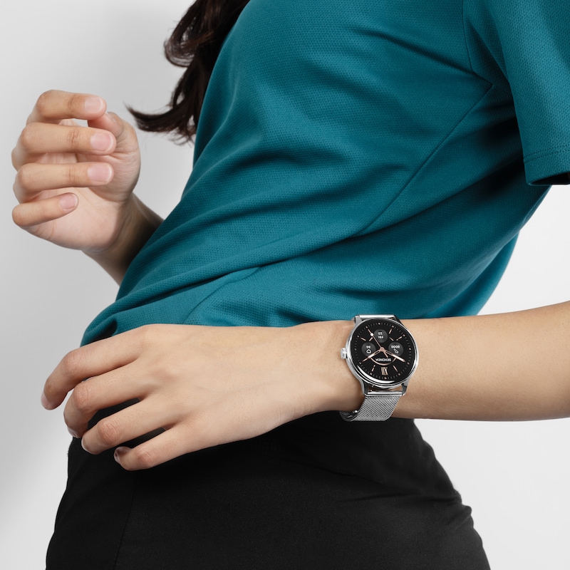 Main Image 6 of Sekonda Flex Plus Stainless Steel Mesh Bracelet Smart Watch